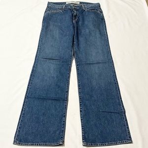 Rare Vintage Y2K Gap Original Low Rise Loose Fit, Medium Wash Denim Jeans - 8R